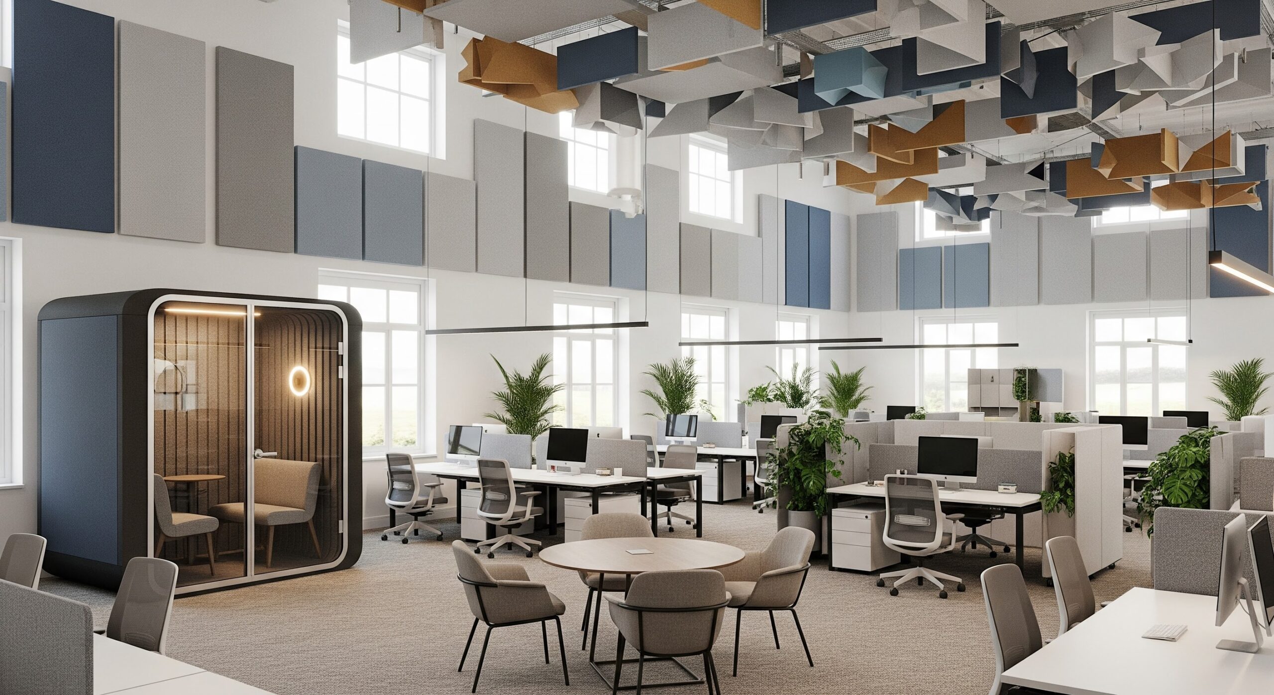 Case Study Acoustic Privacy in Open-Plan Corporate Offices - DIG Interior Design Solutions