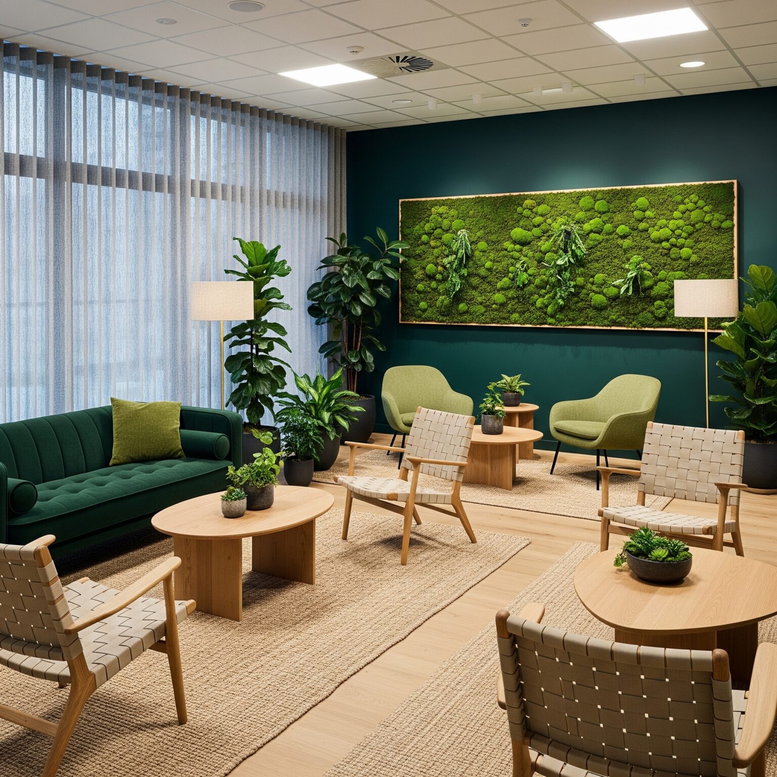 Biophilic Design: Beyond Plants, Using Green Color Schemes to Reduce ...
